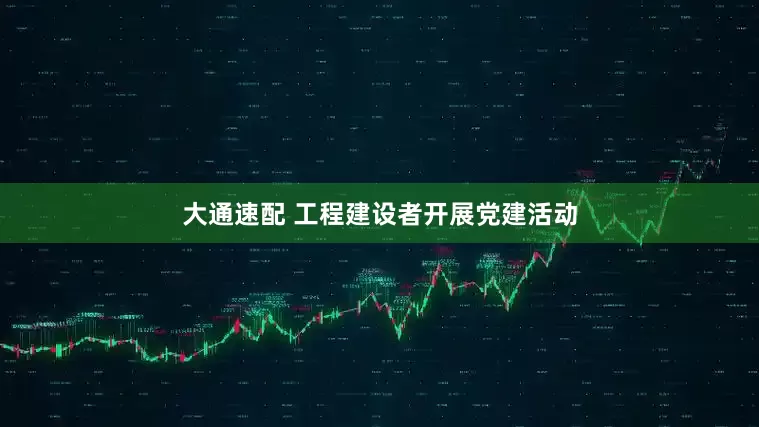 大通速配 工程建设者开展党建活动